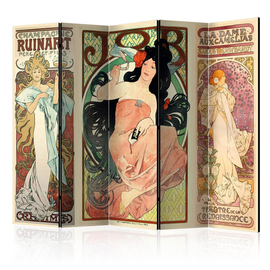 Paravent - Alphonse Mucha Women