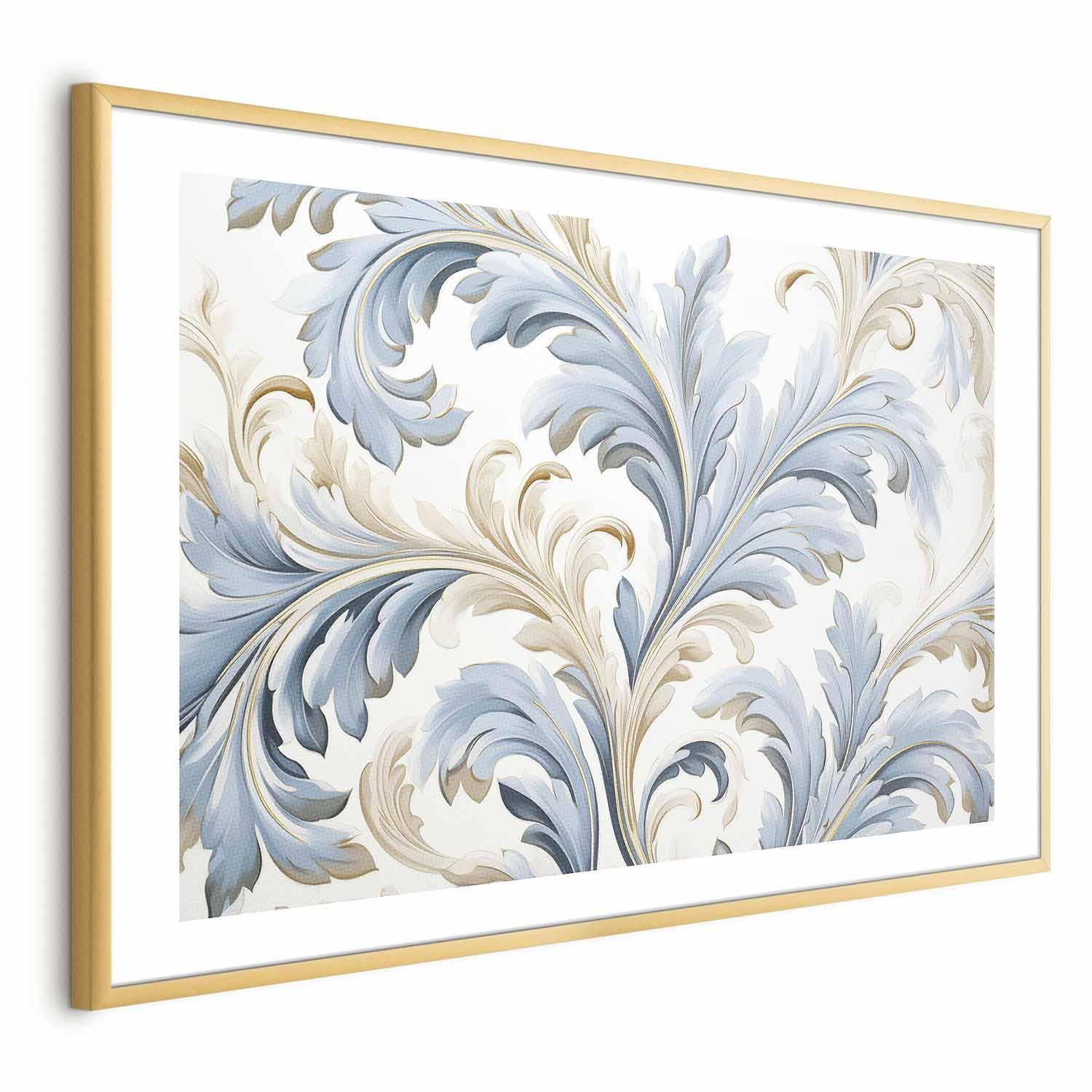 Poster - Baroque Vines in Light Colors Artgeist