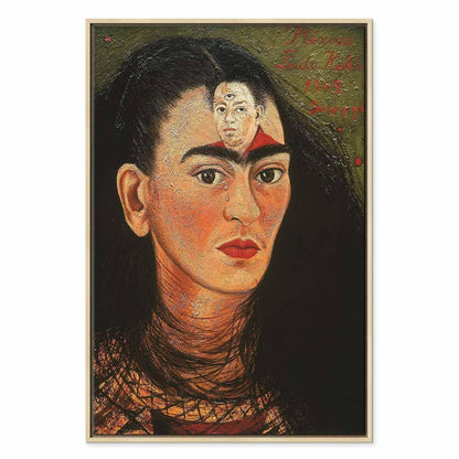 Leinwandbild - Frida Kahlo – Diego and I