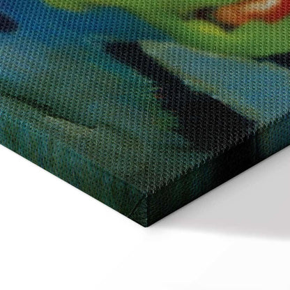 Leinwandbild - Franz Marc – The Red Horses (Grazing Horses IV)