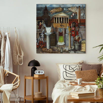 Leinwandbild - Frida Kahlo – My Dress Hangs There