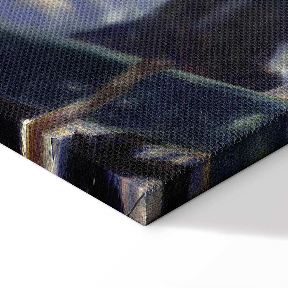 Leinwandbild - Pierre-Auguste Renoir – Le Moulin de la Galette, detail of the dancers