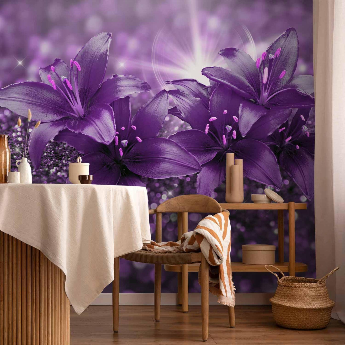 Fototapete - Masterpiece of Purple Artgeist