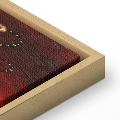 Leinwandbild - Fiery Tree (1 Part) Narrow