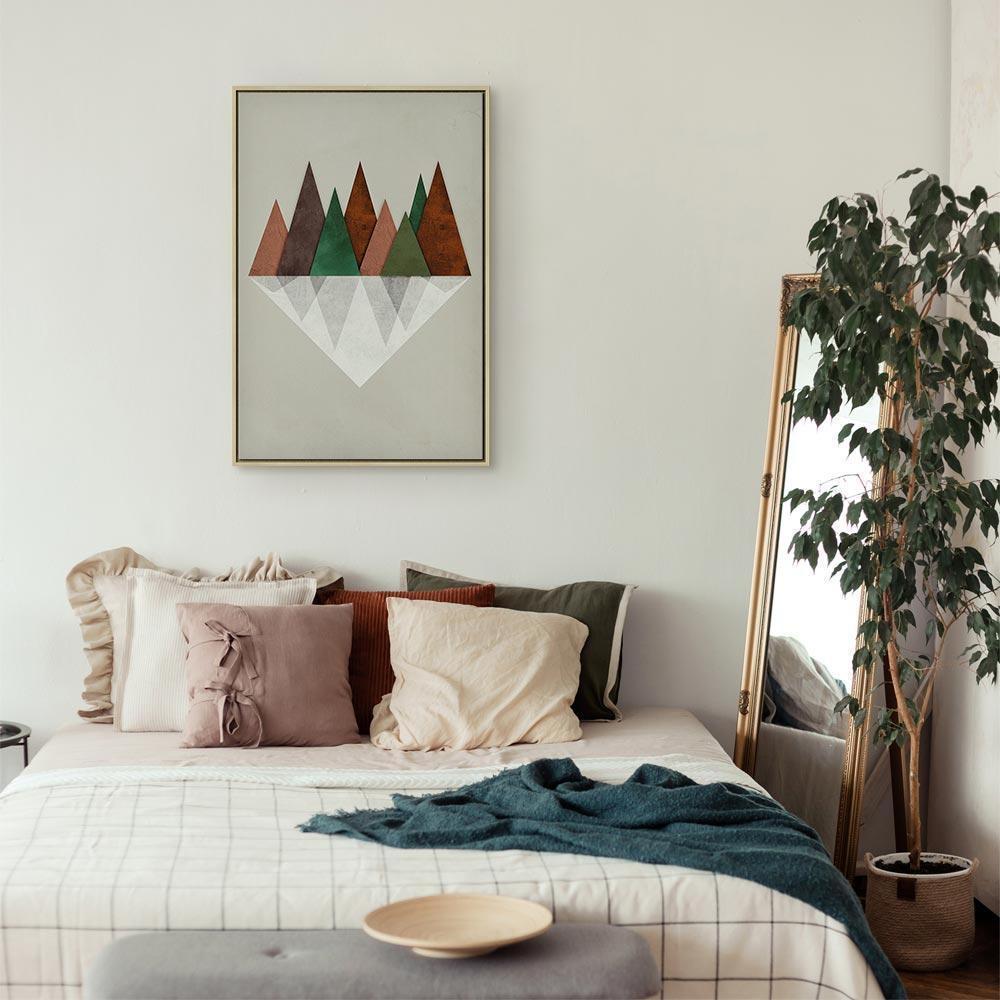 Leinwandbild - Symmetrical Land (1 Part) Vertical