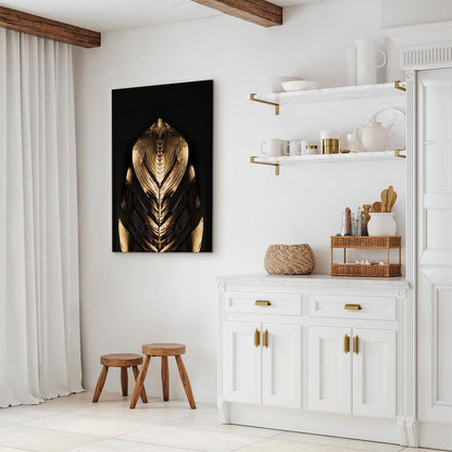 Leinwandbild - Pharaoh's Gold (1 Part) Vertical