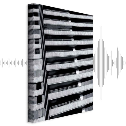 Leinwandbild - Architectural Raster (1 Part) Vertical