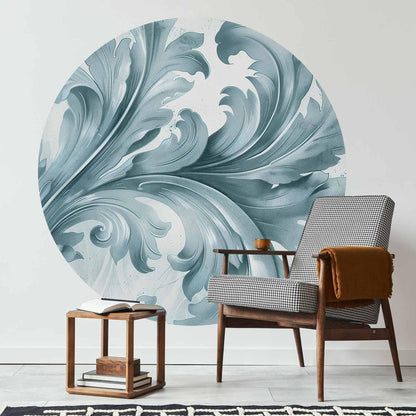 Runde Fototapete - Stone ornament in baroque style