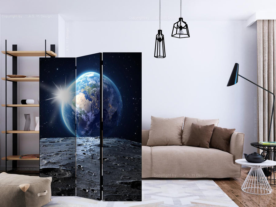 Paravent - View of the Blue Planet Artgeist