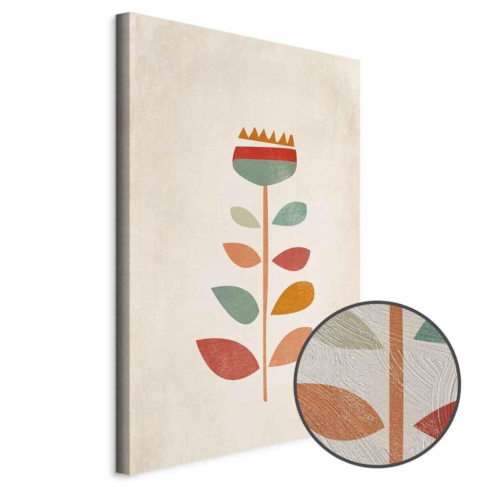 Leinwandbild - Queen of Flowers (1 Part) Vertical