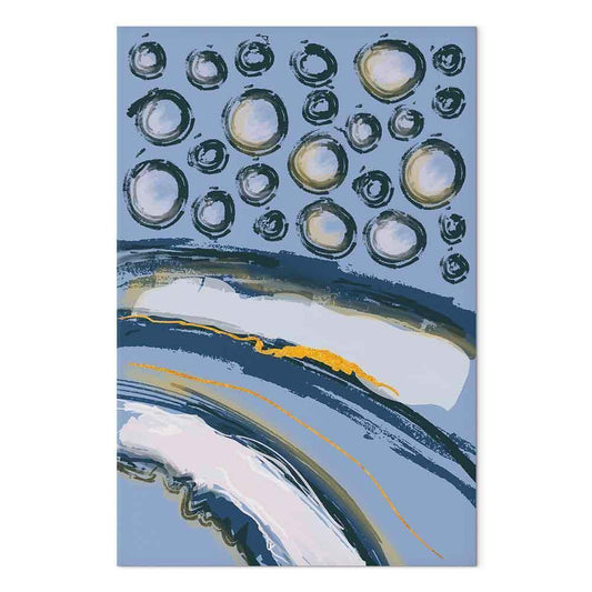 Leinwandbild - Rhythmic Auroras (1 Part) Vertical