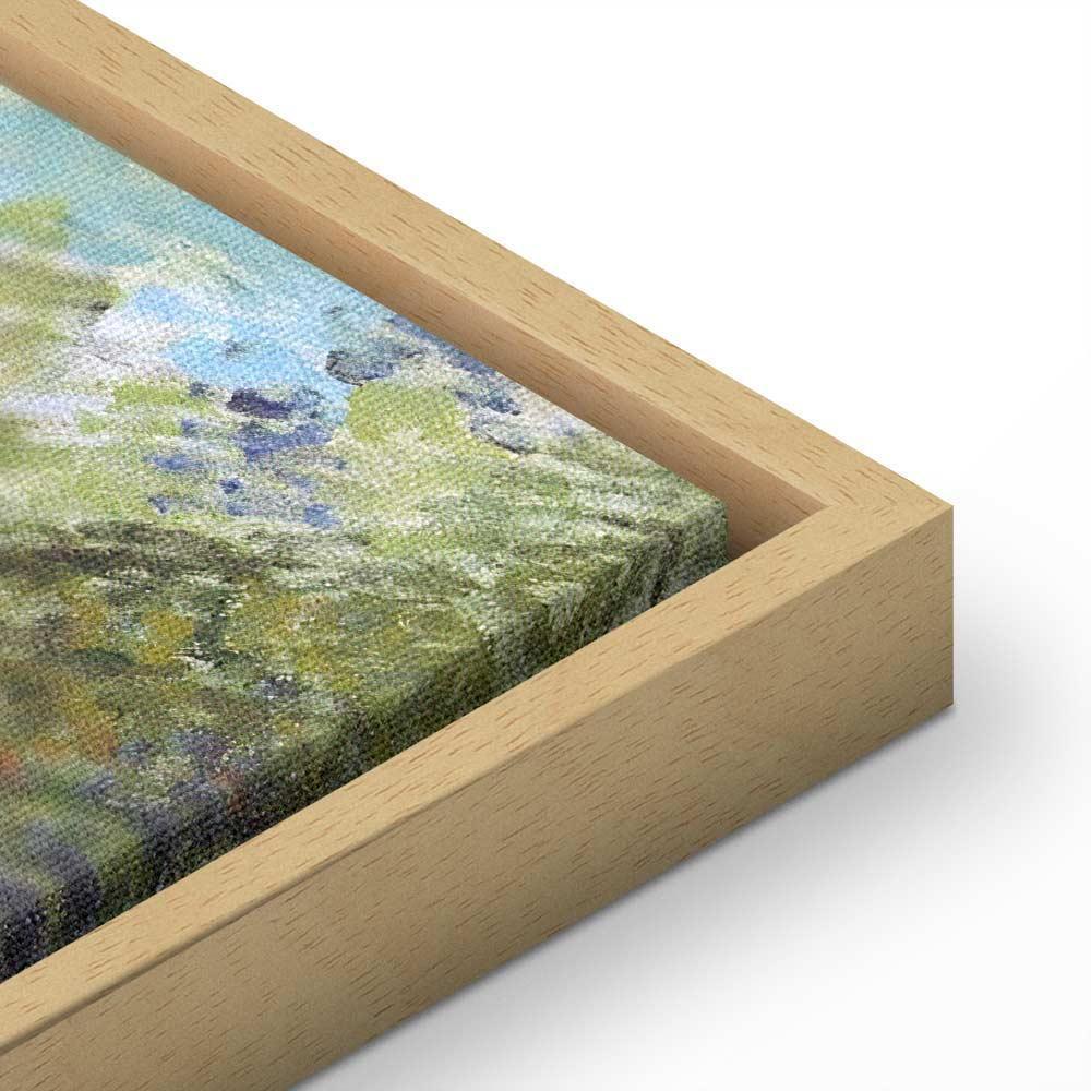 Leinwandbild - Claude Monet – Coin de jardin à Montgeron