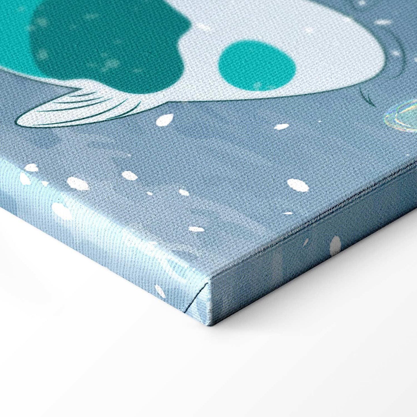 Leinwandbild - Fish on the waves