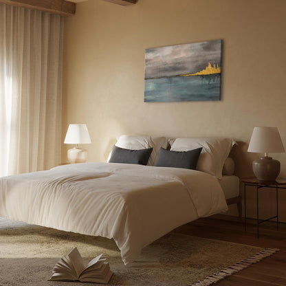 Leinwandbild - Golden City (1 Part) Wide