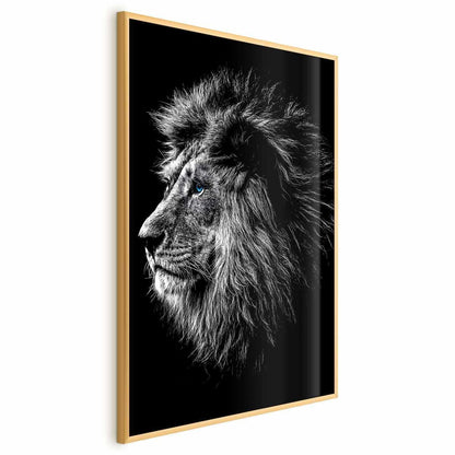 Poster - Blue-eyed Lion Artgeist