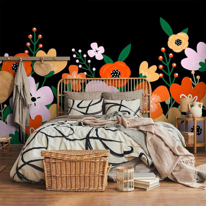 Fototapete - Colorful Bloom - Second Variant