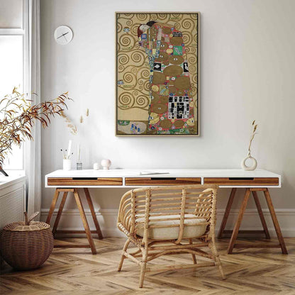 Leinwandbild - Gustav Klimt – The Fulfillment
