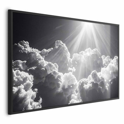 Poster mit emotionalem Lichtspiel – Hoffnung und Licht im Dunkeln