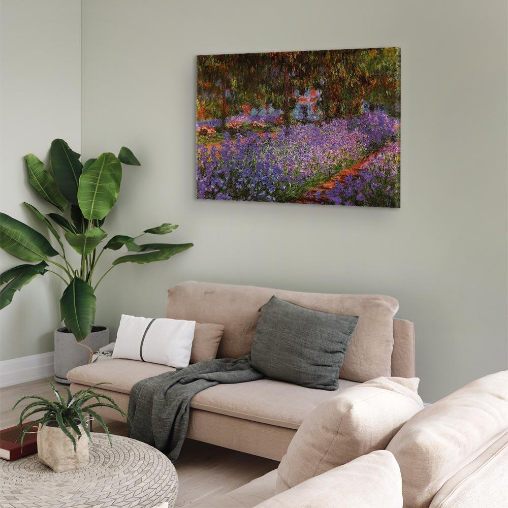Leinwandbild - Claude Monet – The Artist’s Garden at Giverny
