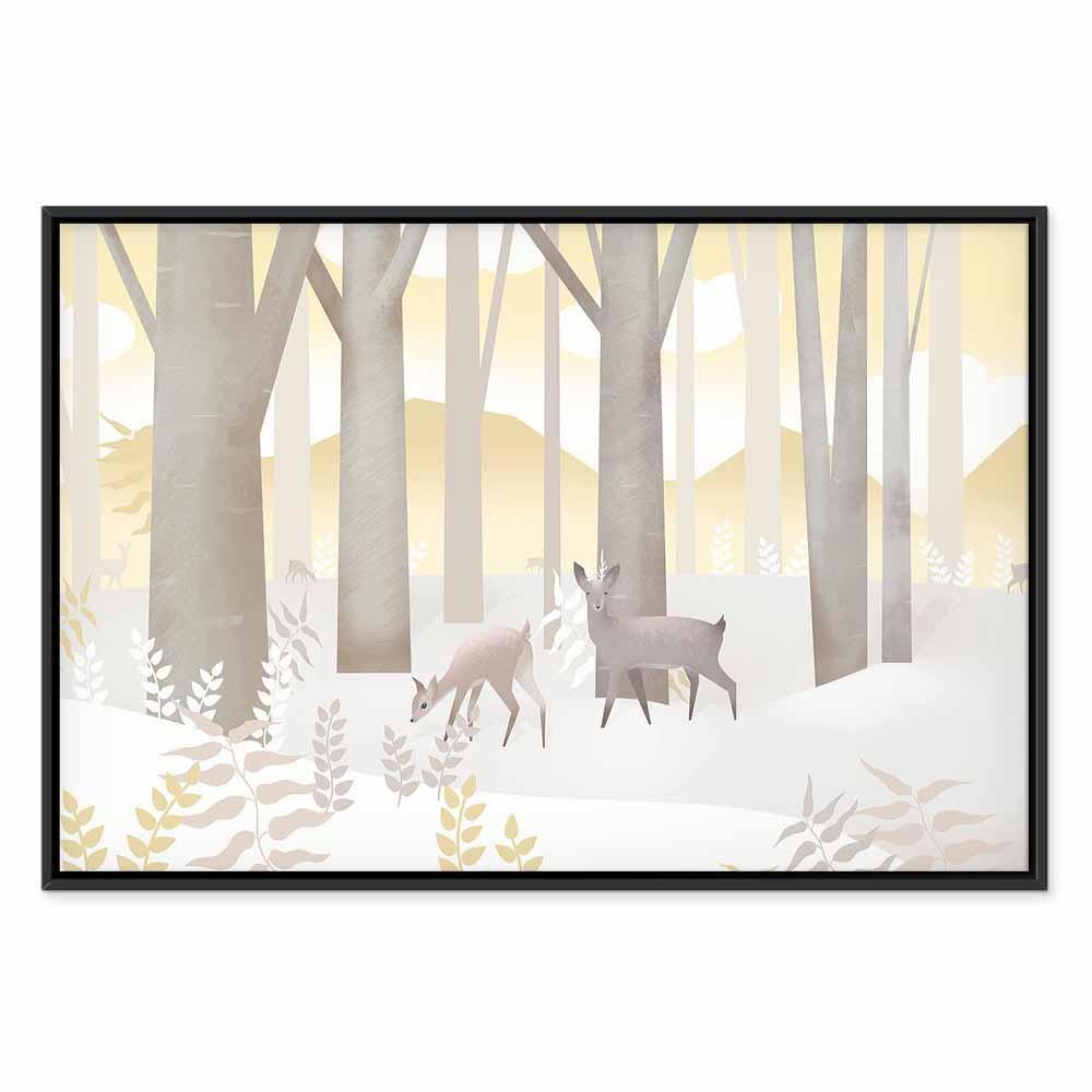 Leinwandbild - Fairy-Tale Forest (1 Part) Vertical - Third Variant