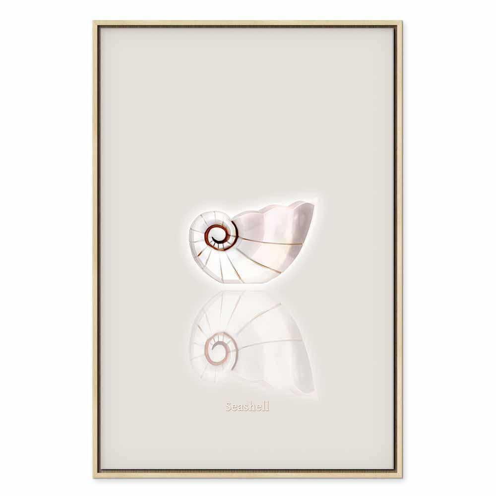 Leinwandbild - Ceramic Shell (1 Part) Vertical