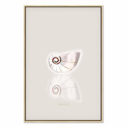 Leinwandbild - Ceramic Shell (1 Part) Vertical