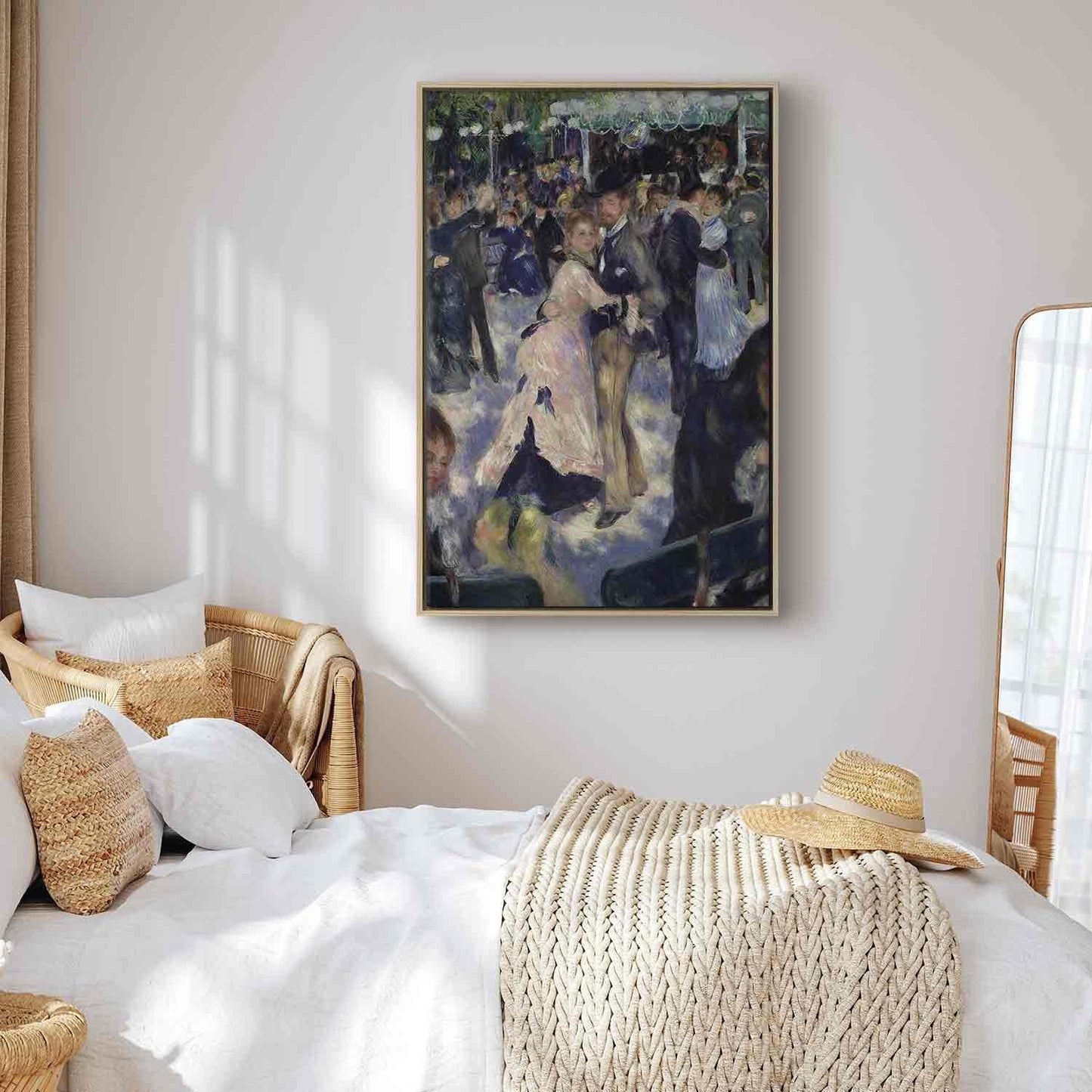 Leinwandbild - Pierre-Auguste Renoir – Le Moulin de la Galette, detail of the dancers