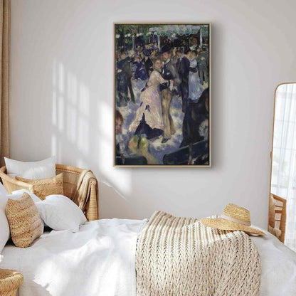 Leinwandbild - Pierre-Auguste Renoir – Le Moulin de la Galette, detail of the dancers