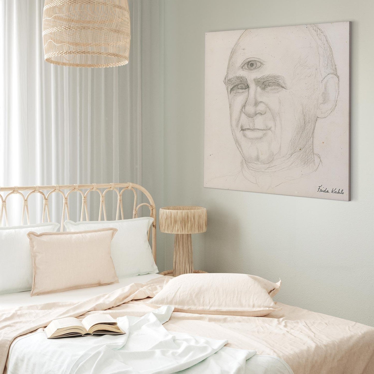 Leinwandbild - Frida Kahlo – Portrait of Nacho Aguirre