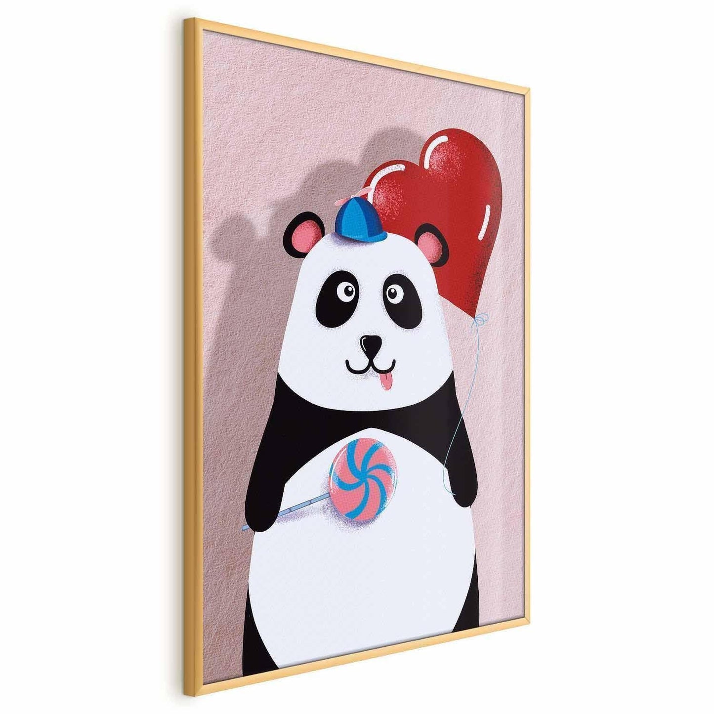 Poster - Panda with a Balloon Artgeist