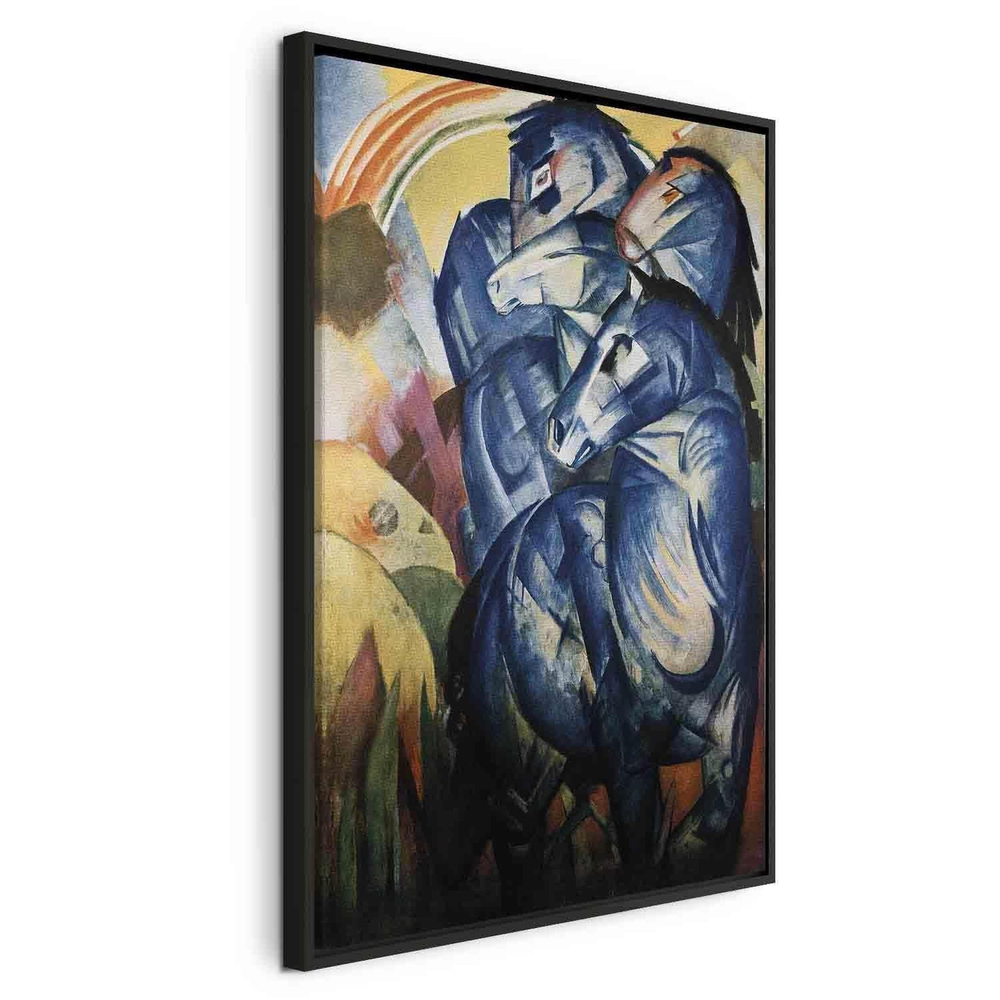 Leinwandbild - The tower of blue horses (Franz Marc) Artgeist