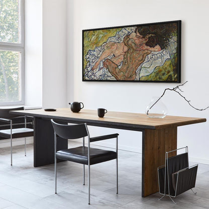 Leinwandbild - Egon Schiele – The Embrace (Lovers II)