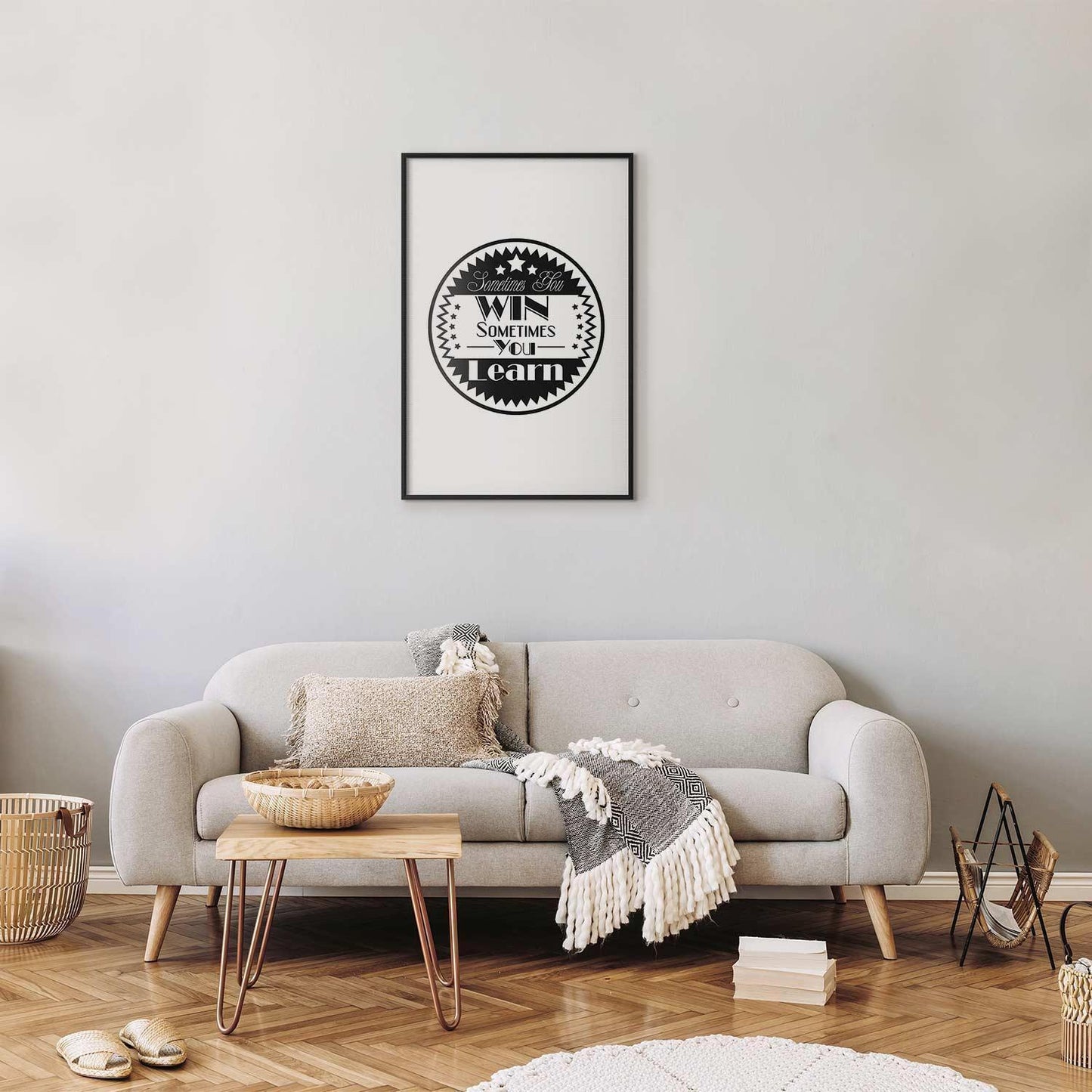 Poster - Sometimes You Win, Sometimes You Learn Artgeist