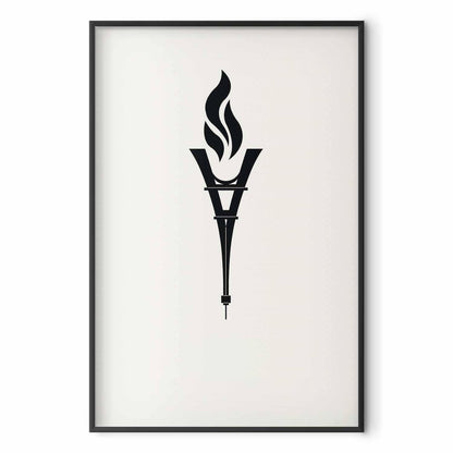 Poster - Torch Shaped Like the Eiffel Tower