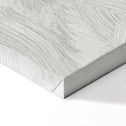 Leinwandbild - Eiffel Tower Simple Graphics in Black and White