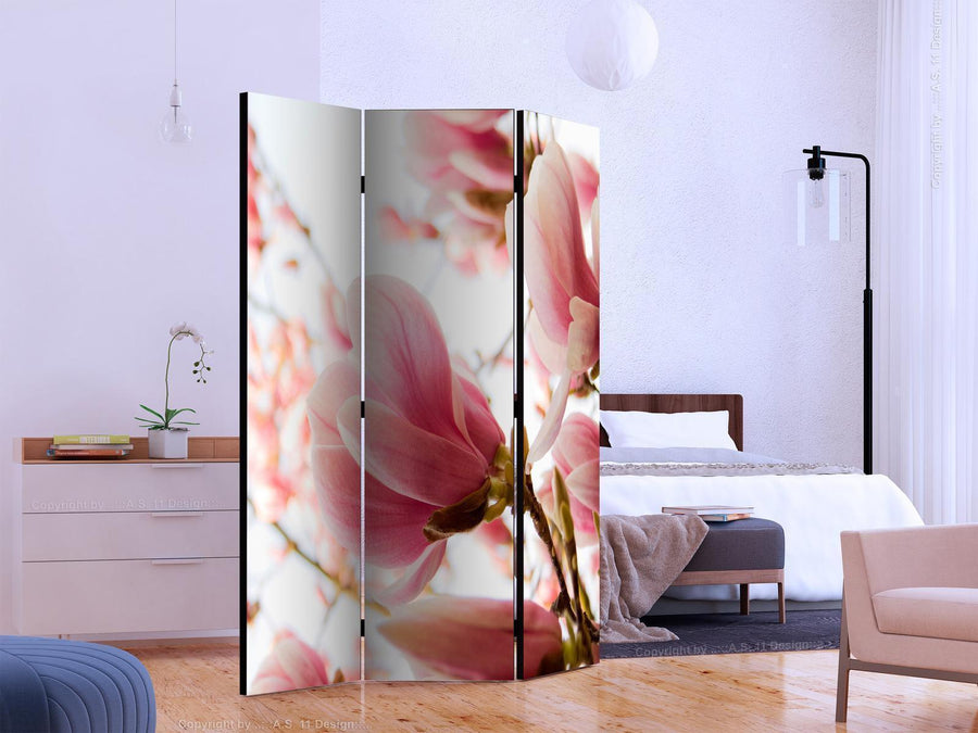 Paravent - Pink magnolia Artgeist