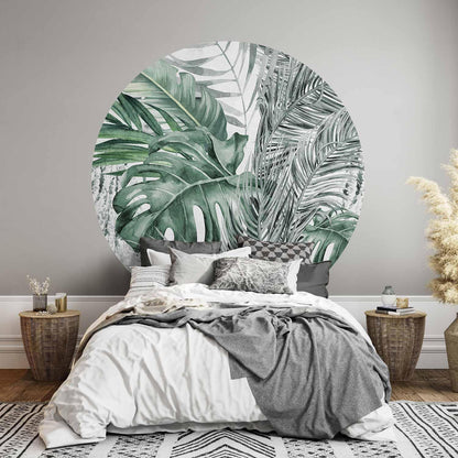 Runde Fototapete - Dense jungle