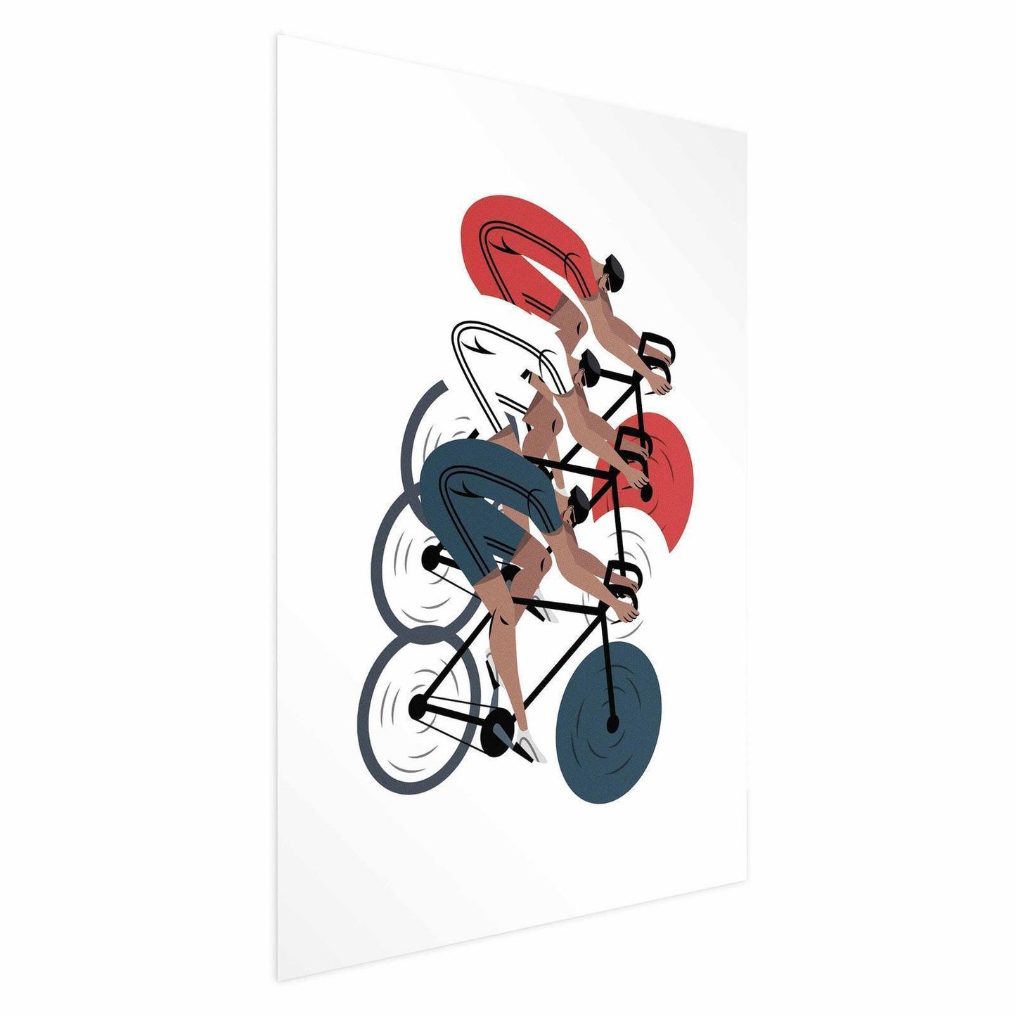Poster - Olympics - Cycling Race