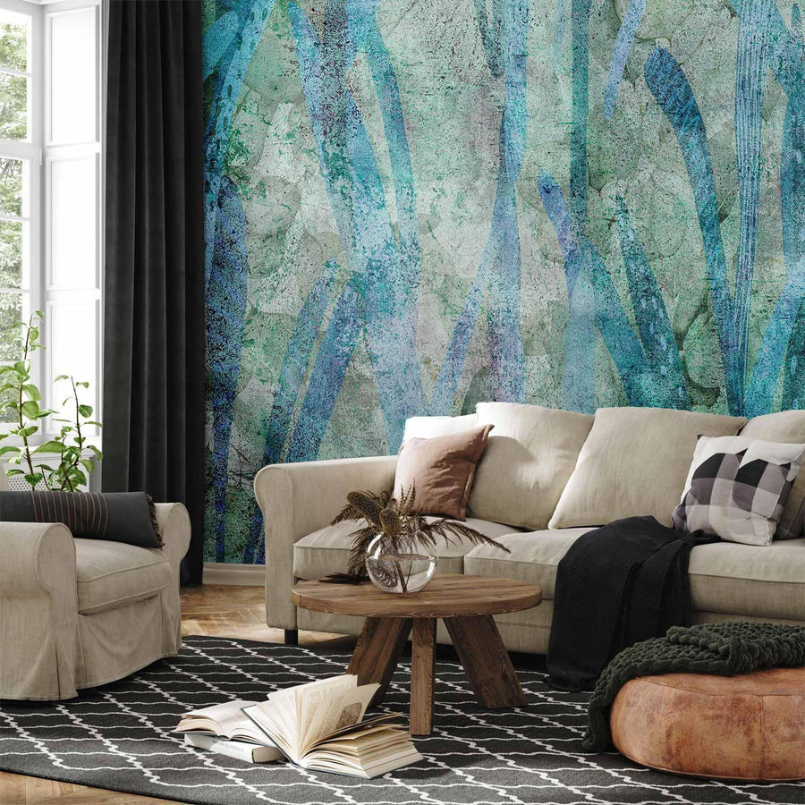 Fototapete Liquid Nature – Abstrakte Natur als Wandkunst
