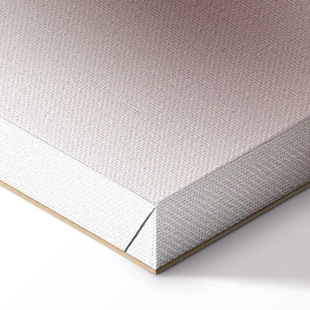 Leinwandbild - Floral Glamour Glow (1-part) - Delicate and Pastel Pink Rose