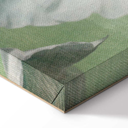 Leinwandbild - Mint Fog (1 Part) Vertical