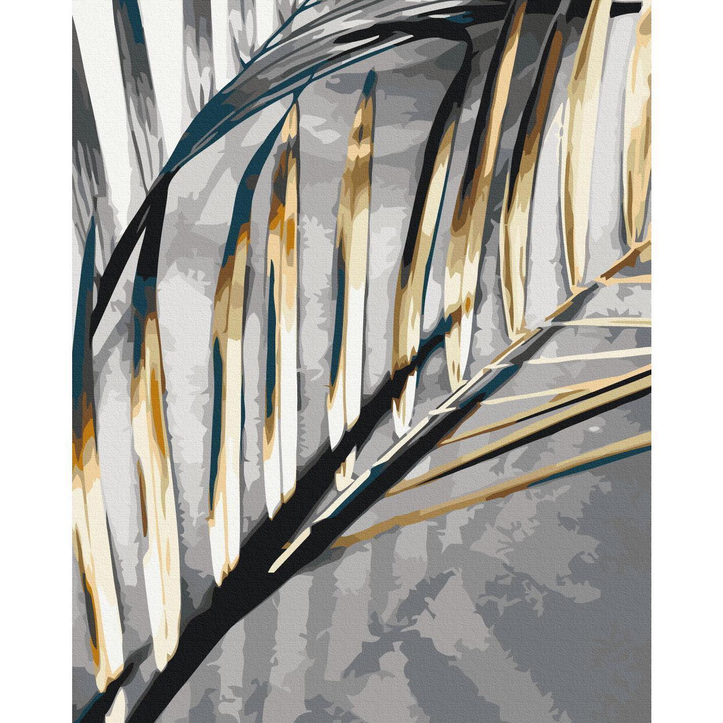 Malen nach Zahlen - Golden Palm Tree