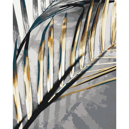 Malen nach Zahlen - Golden Palm Tree