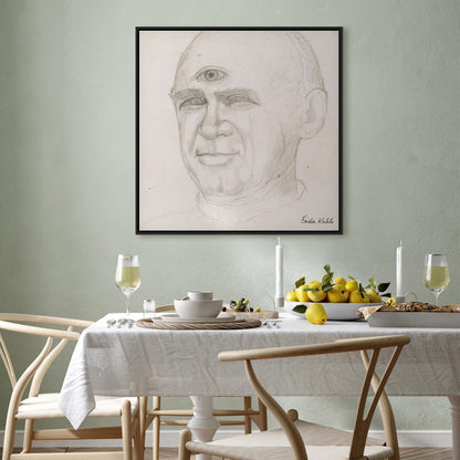 Leinwandbild - Frida Kahlo – Portrait of Nacho Aguirre