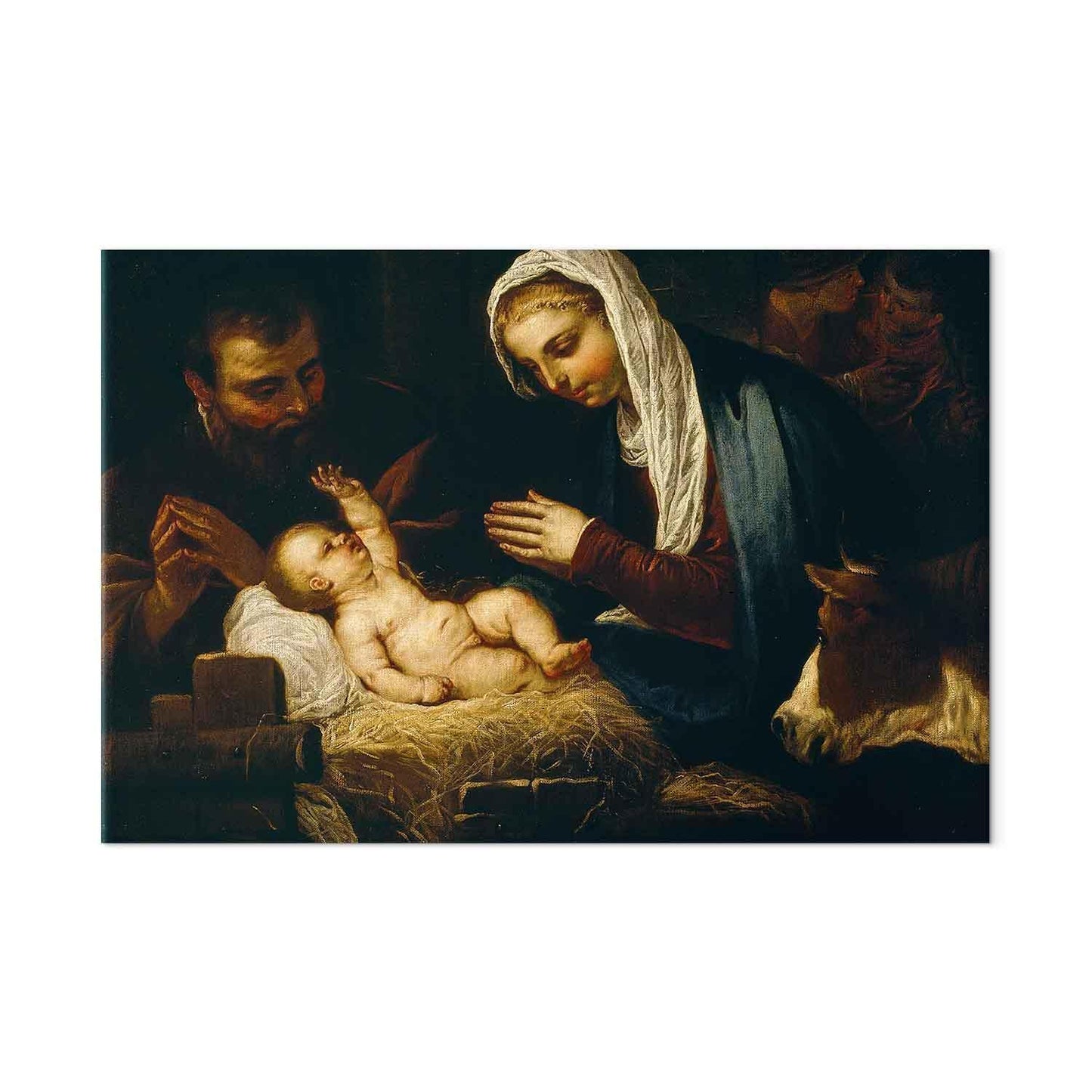 Leinwandbild Heilige Familie Tintoretto – Renaissance Meisterwerk