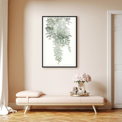 Leinwandbild - Green Cascade (1 Part) Vertical