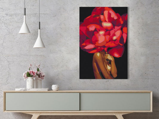 Malen nach Zahlen - Floral Head