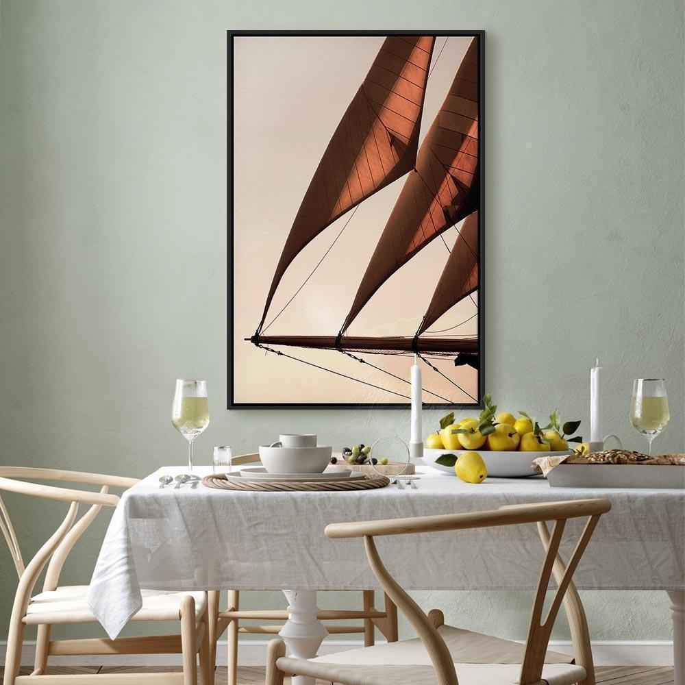 Leinwandbild - Sea Wind (1 Part) Vertical