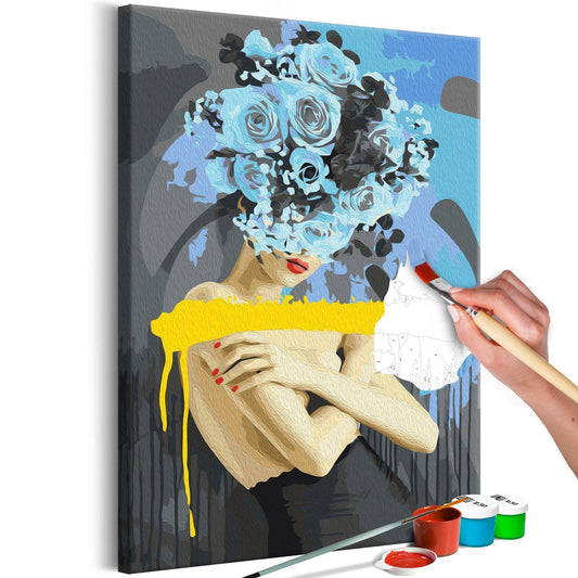Malen nach Zahlen - Bouquet on the Head