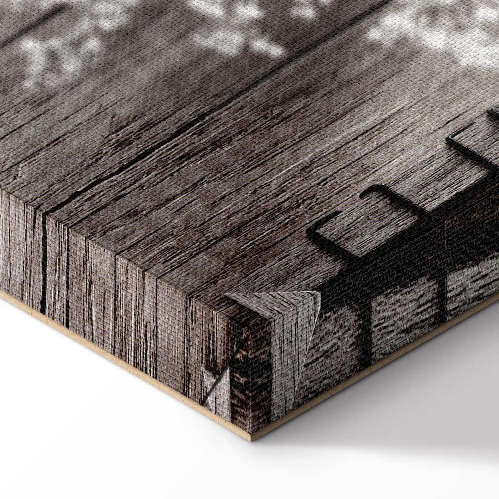 Leinwandbild - Dried Flowers (1 Part) Square